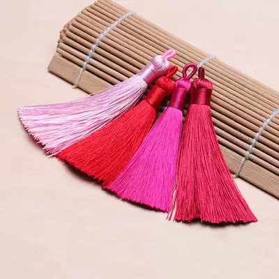 Solid color tassel spike Chinese knot small hanging spike tassel pendant Ancient style Hanfu accessories Handmade diy material accessories