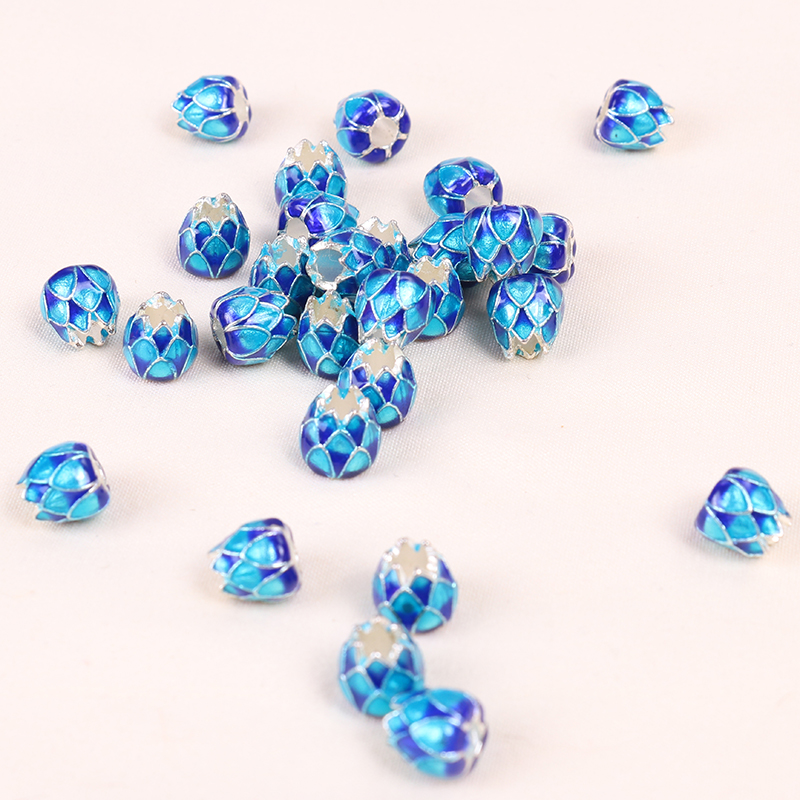 Diy material of the Diy Material Diy Material Diy Material of Handick Necklace Pearl Through Metal Lotus Pearl