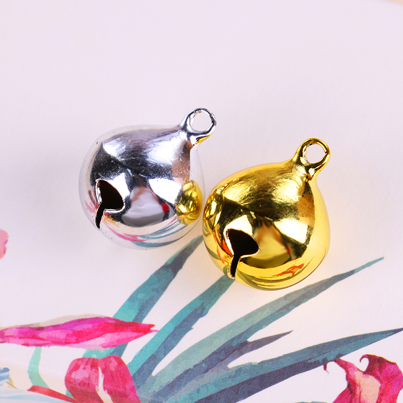 Gold and silver bell Bell Hand Woven Handmade Small Bell Pendant Pendant Princely Hand Rope DIY Ornament Accessories Material