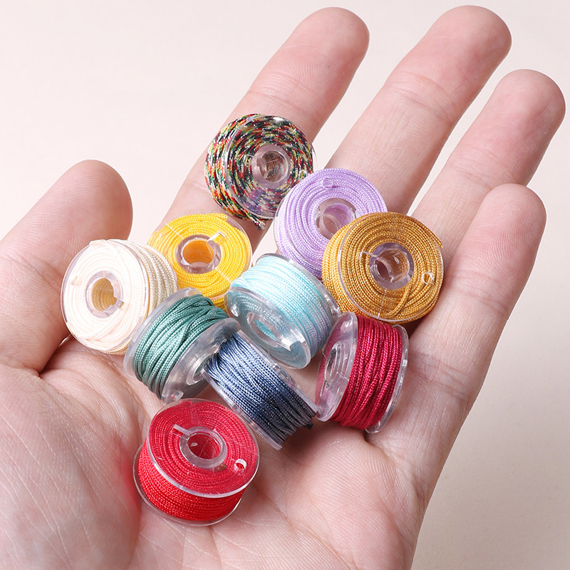 Mini 72 jade thread suit knitted bracelet handmade woven rope pendant line handmade rope wire rope diy material