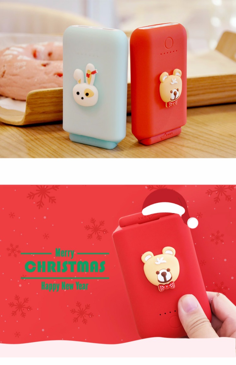 Xương Bubble của Apple Huawei điện thoại di động 10050mAh kép USB 7 Cartoon giữ điện thoại Bảo rechargeyour nhanh - Ngân hàng điện thoại di động sạc dự phòng iphone 12