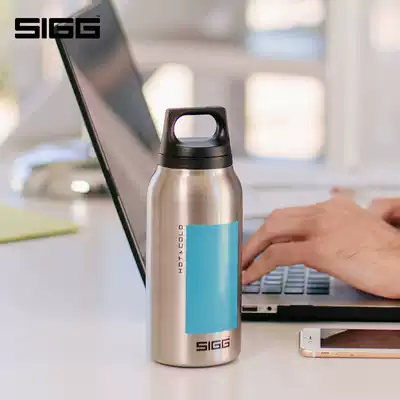 Switzerland SIGG thermos cup Male and female students portable car cup Outdoor large-capacity sports cup Stainless steel kettle