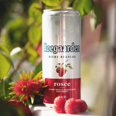 【薇娅推荐】Rosée福佳啤酒玫瑰红啤酒精酿风味果啤310ml*12听装