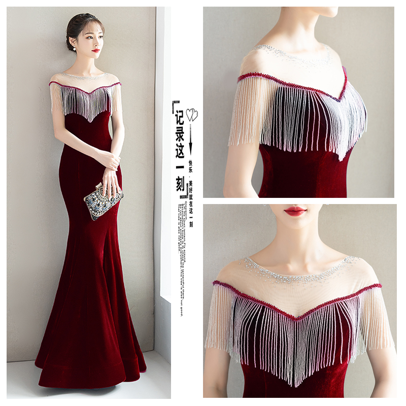Robe du soir conventionnel - Ref 3211547 Image 3