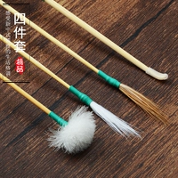 竹柄套管鹅毛+鸡毛+鹤毛+竹耳扒