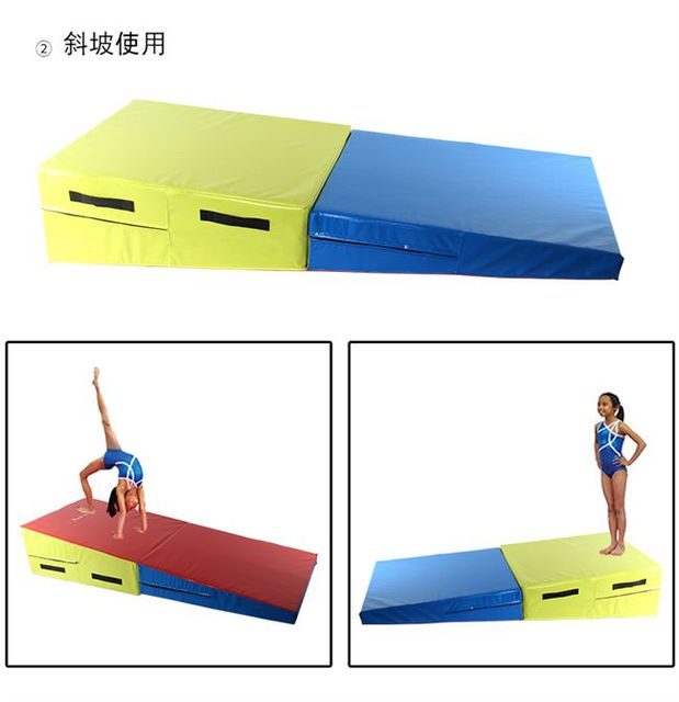 Phần mềm dốc cảm giác thiết bị đào tạo Taekwondo thể dục dụng cụ nhảy mat pu nhảy hộp gấp mềm nhảy phân - Thiết bị thể thao điền kinh đồng hồ đếm giờ rubik