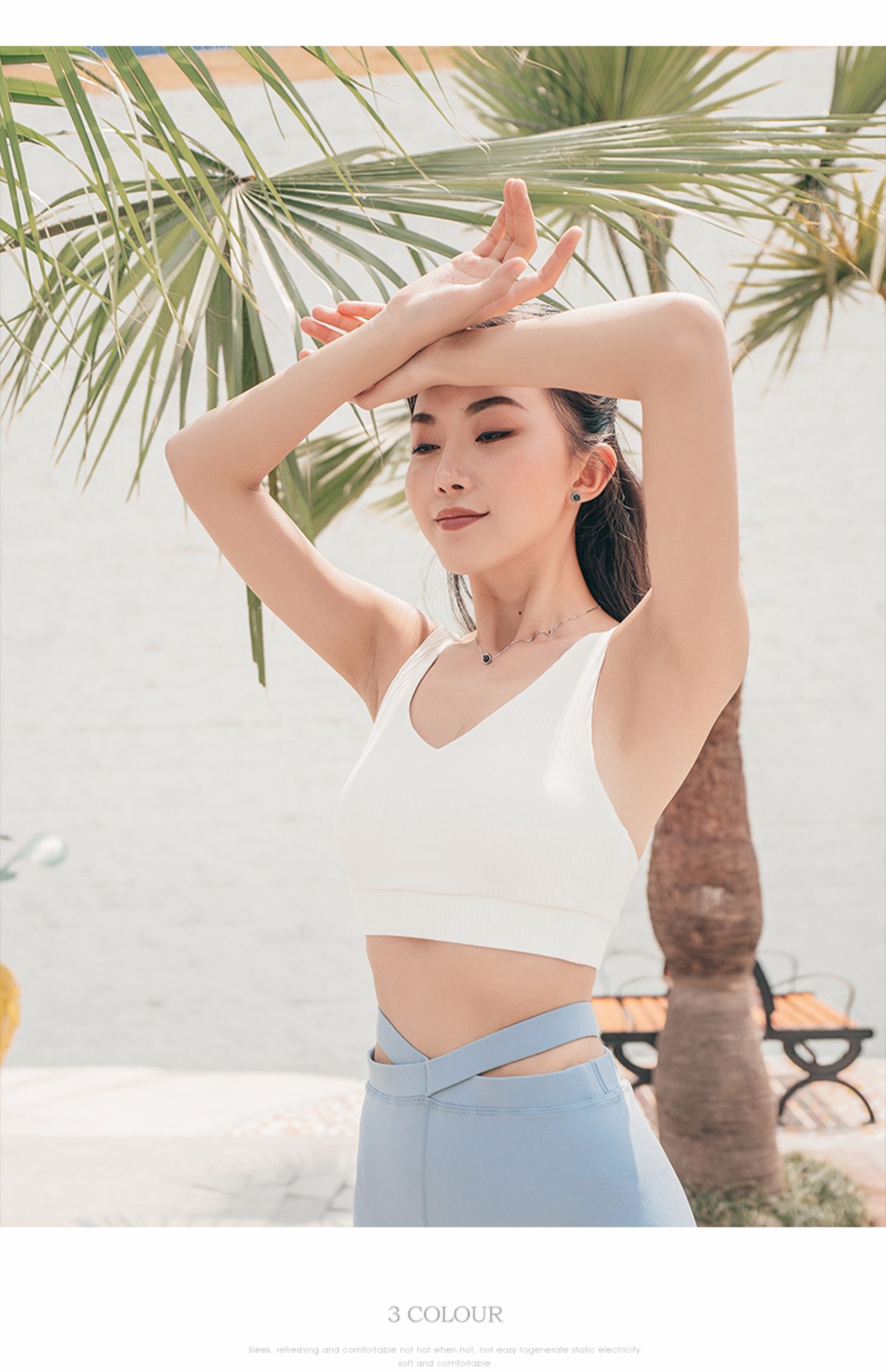 Áo ngực thể thao chống sốc mùa hè mỏng chạy yoga tập thể dục thu thập vẻ đẹp trở lại nhanh chóng đồ lót khô tập thể dục vest nữ - Đồ lót thể thao áo bra tập gym