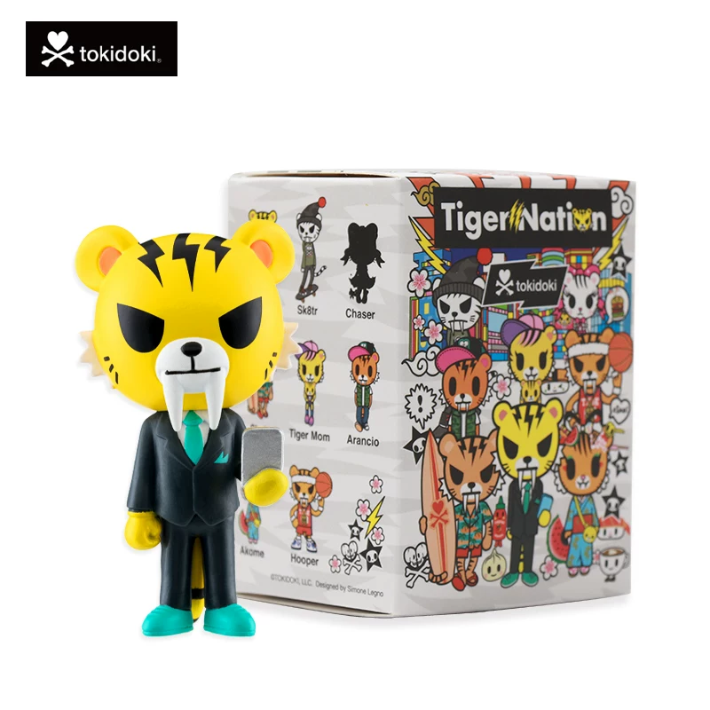 Tokidoki Tao Qiduqi тигровья семья Слепой ящик Игры спорт двуизмерная животное качели кукла