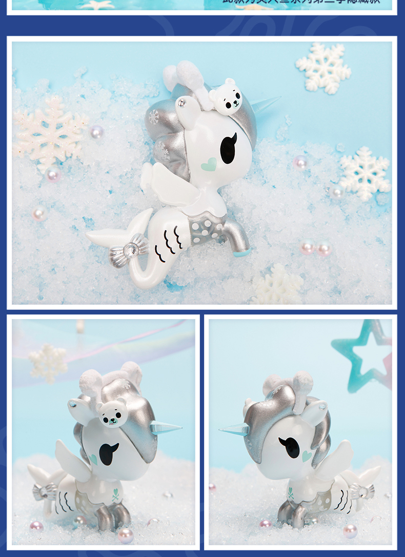 Tokidoki 淘 family Gia đình nàng tiên cá mới 3 thế hệ hộp mù nhỏ dễ thương làm đồ trang trí búp bê nhỏ - Capsule Đồ chơi / Búp bê / BJD / Đồ chơi binh sĩ mô hình giấy anime