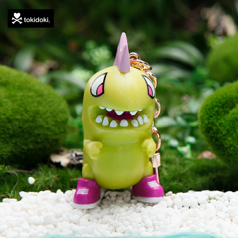 Tokidoki Тао Цидуки Кайджу Динозавр Подвеска для ключей, милый брелок для сумки и телефона, подвеска-домик
