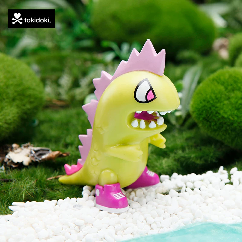 Tokidoki Тао Цидуки Кайджу Динозавр Подвеска для ключей, милый брелок для сумки и телефона, подвеска-домик