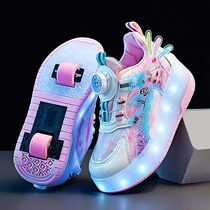 Princess Aisha girl violent shoes summer 2024 new children skating skater shoes girl blast shoes