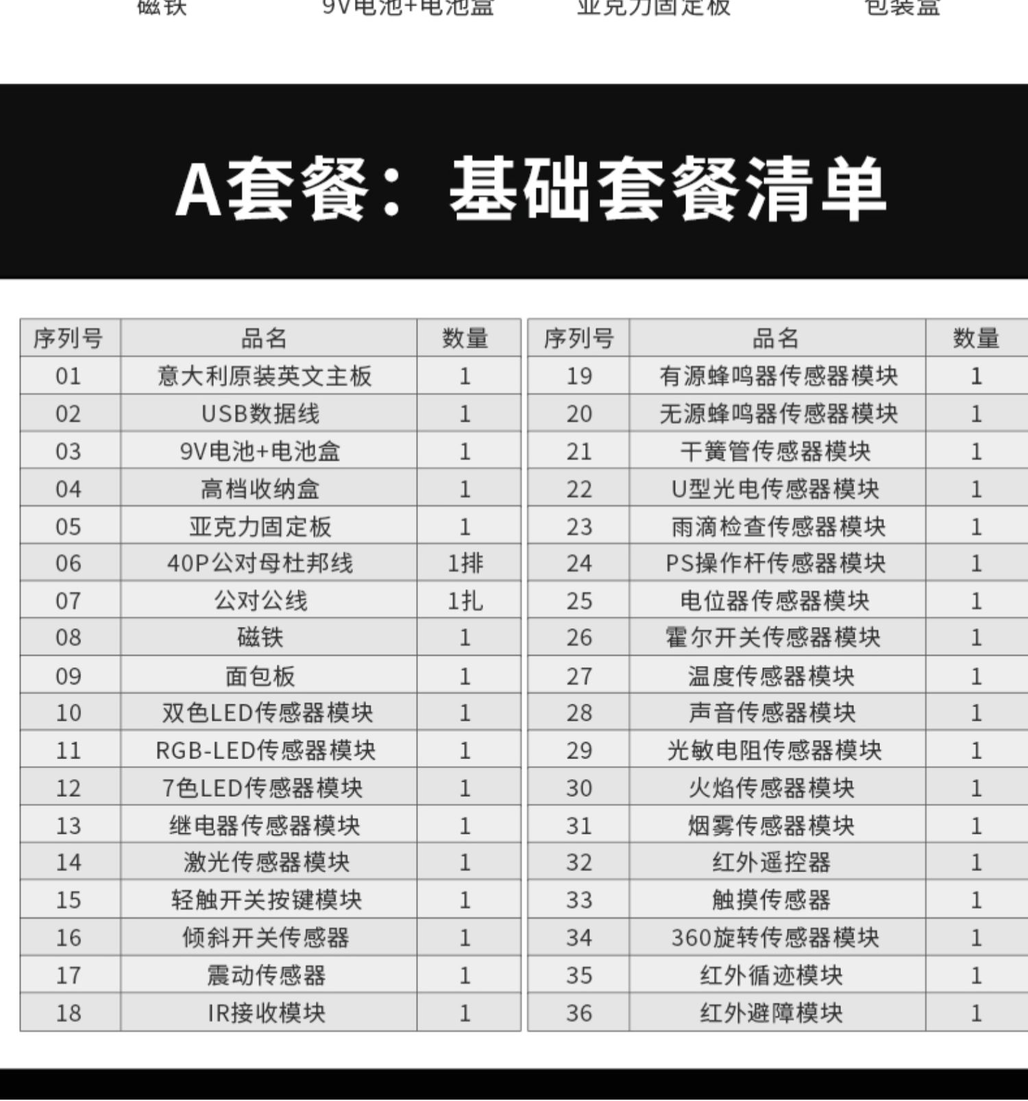 arduino uno r3 开发板套件意大利英文版 扩展学习主板 arduino