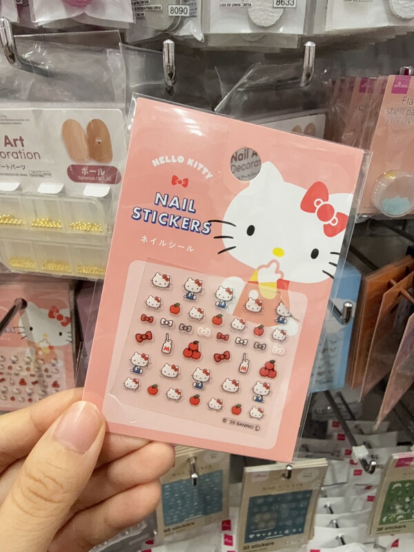 Japanese Domestic Nail Stickers Kitty Nail Stickers Nail Art Stickers Cartoon Cute Children's 3D Stereo Nail Art Japanese Domestic Nail Stickers Kitty Nail Stickers Nail Art Stickers Cartoon Cute Children's 3D Stereo Nail Art