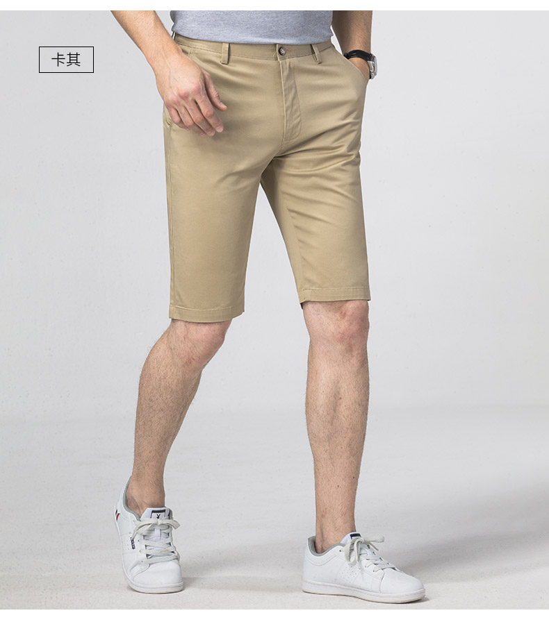 Romon / Romon 2019 quần âu mới mùa hè quần short nam mỏng và quần thẳng năm - Quần short quần jean nam đẹp