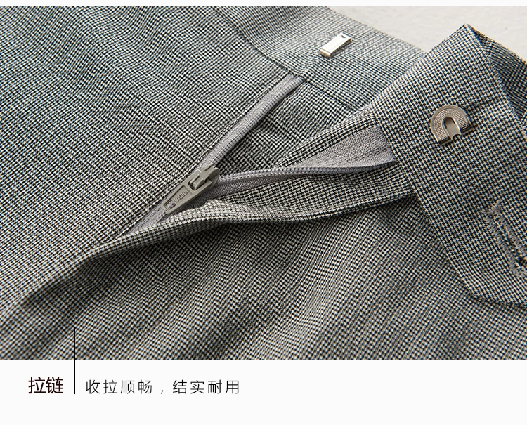 Firs / Shanshan Summer Business Casual Quần sọc sọc Hàn Quốc Quần nam công sở Quần mỏng - Suit phù hợp quần tây đen