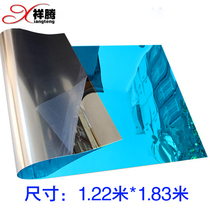 Special reflector for photography reflection mirror panel PE blue non-broken double-sided mirror wedding wedding T-table carpet