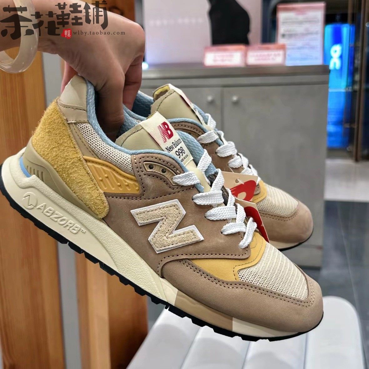 Высококачественные кроссовки New Balance американского производства U998IC Teddy Santis из песчаника повышенной прочности Изображение 1