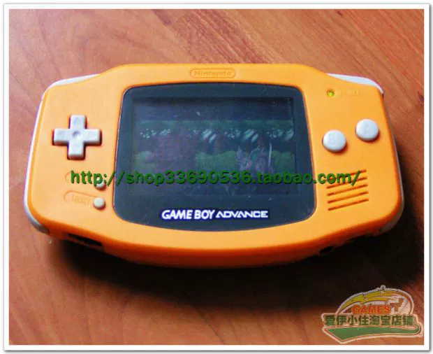 [Cửa hàng vương miện] Bảng điều khiển trò chơi gba gốc gba máy chủ màu cầm tay 9 mới gửi trò chơi màu cam - Bảng điều khiển trò chơi di động