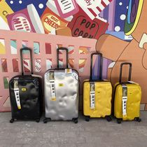 Personality Breakage Pull Rod Box Trendy Retro Student Rugged Mesh Red Suitcase 20 Inch Boarding Password Woman Suitcase