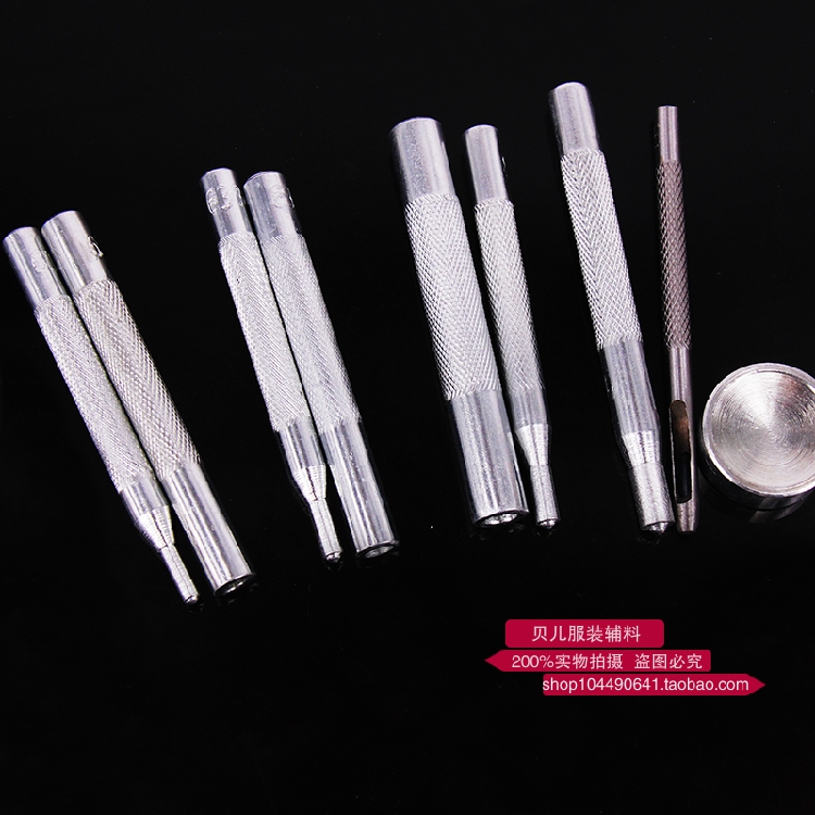 Miễn phí vận chuyển đồng Snap nút Xuống nút snap đệm công cụ Snap nút cài đặt bộ phần mềm phù hợp với thực tiễn - Công cụ & vật liệu may DIY kim đan len