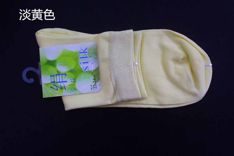 Nhiều màu nóng bán xuất khẩu ladies silk socks lụa vớ nữ thở chân tự nhiên bốn mùa vớ vớ đẹp