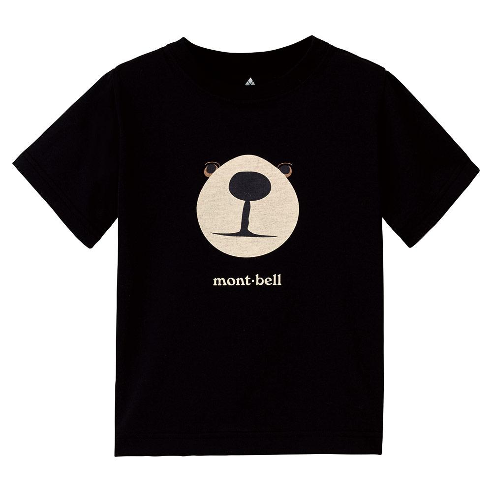 Japanese direct mail MONTBELLT shirt speed dry TMontaBearFace Children 1114258