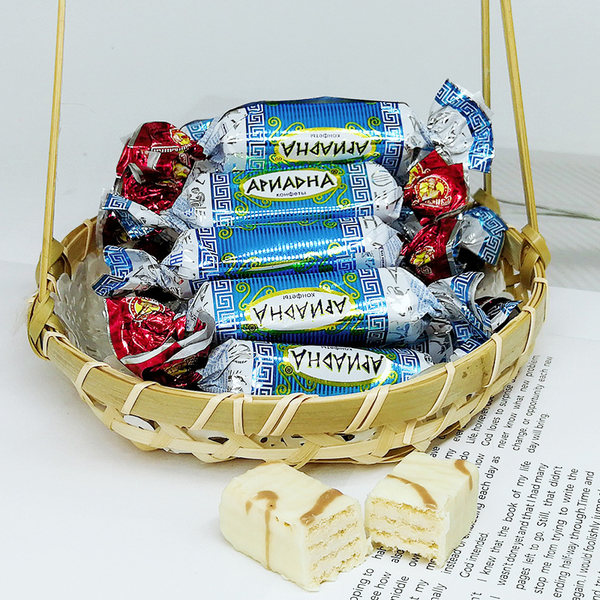 俄罗斯进口 slavyanka 酸奶威化糖果 1000g 天猫优惠券折后￥23.8包邮（￥43.8-20）