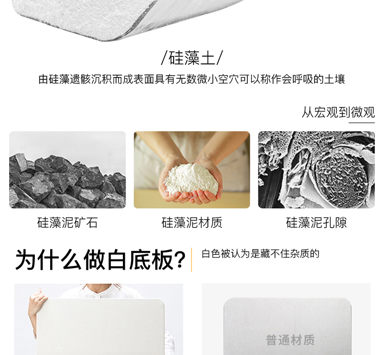 Diatomaceous đất thảm phòng tắm cửa hấp thụ nước tự nhiên diatom bùn mat mô hình bằng đá cẩm thạch nhanh khô cửa nhà - Thảm sàn thảm nhựa