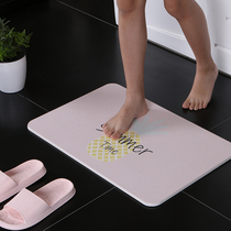 Silicon Algae Clay Absorbent Ground Mat Toilet Entrance mat Bathroom Toilet Non-slip Mat Home Kitchen Kieselguhr Foot Mat