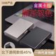 Large-capacity metal driver's license set stainless steel card holder anti-theft brush anti-degaussing card holder driving license box driver's license bag