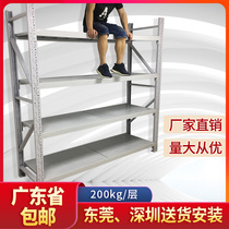 Storage shelf multi-layer shelf household storage rack display rack warehouse cargo rack warehouse heavy storage shelf