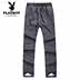 Playboy nam quần mùa thu quần của nam giới Hàn Quốc phiên bản của quần sweatpants thẳng nam lỏng chạy quần. 