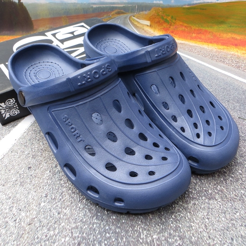 Летние тапочки в стиле Crocs, пляжная обувь, дышащая обувь, босоножки, мюли, коллекция 2020 года, для влюбленных, мягкая подошва