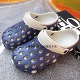 Летние тапочки в стиле Crocs, нескользящая пляжная обувь на скрытом каблуке, босоножки на плоской подошве, мюли для плавания, крупный округлый носок, мягкая подошва