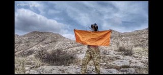 vs17双面信号布 空中引导 户外求生识别 生存狂装备 户外信号布