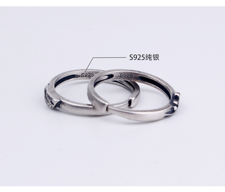 Bague mixte        en Argenterie - Ref 3089648 Image 16