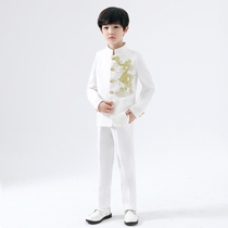 Childrens model catwalk piano costume boy suit suit handsome small suit host Zhongshan dress