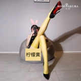 Масло яркие, безграничные чулки женские сексуальные ультра -ультра -тщательные