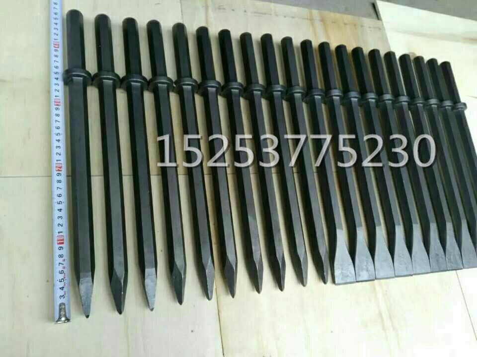 B87 Wind Pickaxe Pneumatic Tool Pneumatic Pickaxe Crusher B47 Wind Pickaxe Brazing Tip Flat Head Chisel Rock Concrete Crushing