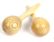 Log sand hammer Orff percussion instrument varnish sand hammer maracas chun wood sand ball maracas music teaching aids