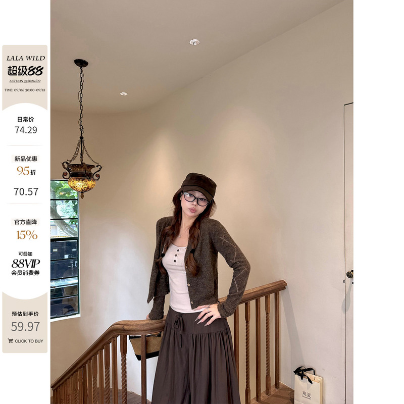 Wildly Spicy, Relaxed New Trend, Slightly Chubby Women's Autumn Long-Sleeve Cardigan, Camisole, Casual Pants, Plus Size Set Wildly Spicy, Relaxed New Trend, Slightly Chubby Women's Autumn Long-Sleeve Cardigan, Camisole, Casual Pants, Plus Size Set