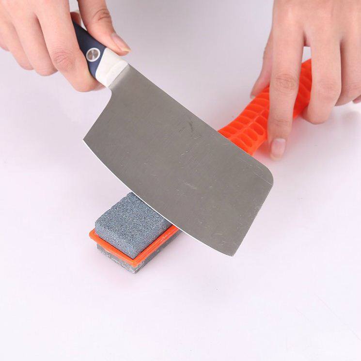 Kitchen gadgets Home handheld sharpener Double-sided coarse grinding sharpening quick cutting knife scissors Whetstone