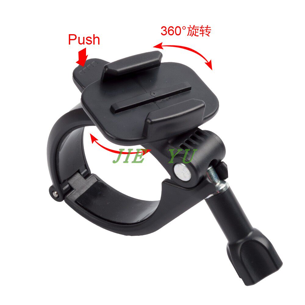 Gopro hero5 4 3 handlebar seat tube long pole fixed seat 360-degree swivel bike clip
