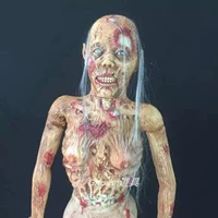 Стоящая женщина -труп