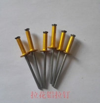 Pull-type aluminum pull nail rivet blind rivet (golden yellow)