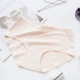 Đồ lót nữ, cotton tinh khiết, mềm mại, cotton màu, một mảnh quần sịp lưng thun lưới thun Nhật Bản đơn giản và liền mạch - Giống cái