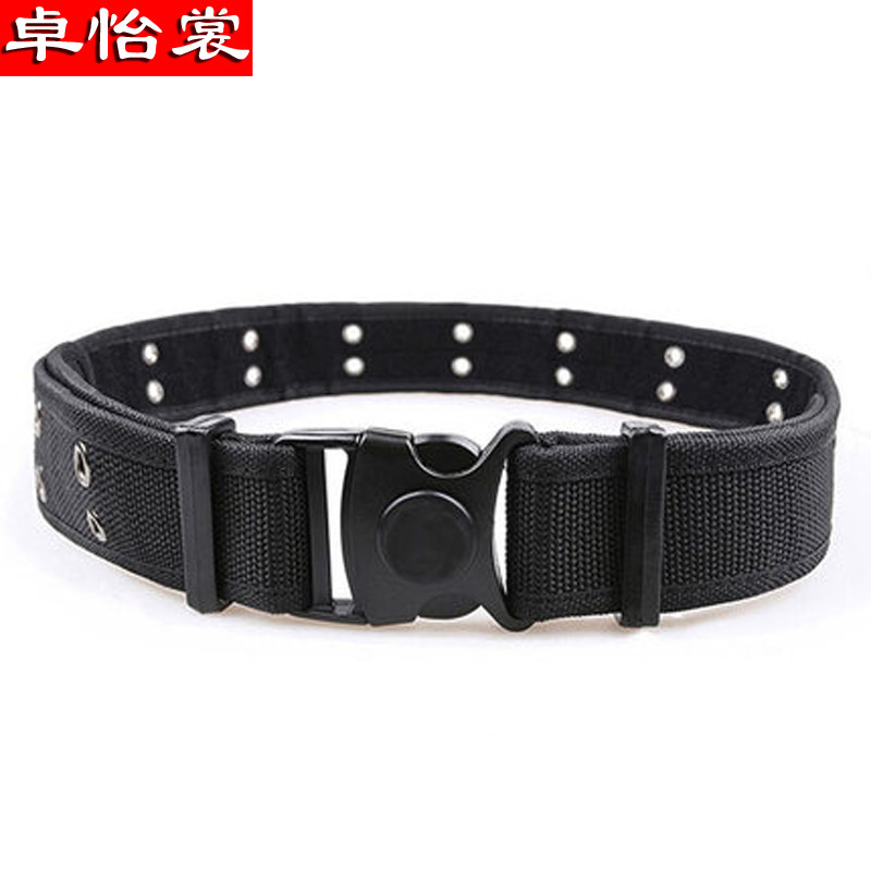 Zhuo Yishang security clothing accessories black training outer belt wear-resistant multi-functional belt camouflage clothing belt outer belt