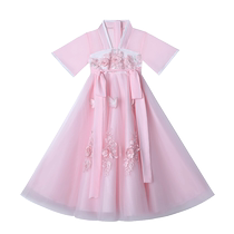Girls Hanfu hand-embroidered shoes childrens old Beijing cloth shoes baby princess shoes ethnic style student performance shoes