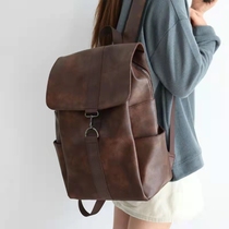 Special Cabinet Bag Girl Han Version Original Juku Ulzzang Campus College Student Backpack Ins Wind Travel Genuine Leather Double Shoulder Bag Woman